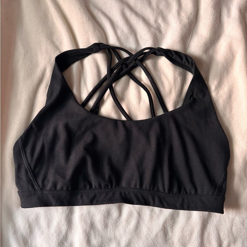 Victoria's Secret Black Crisscross Sports Bra